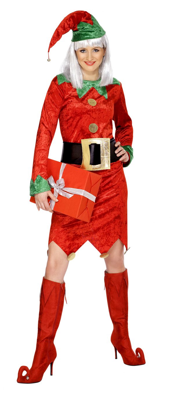 déguisement elfe noël : Déguisement femme pour noel - Costume elfette