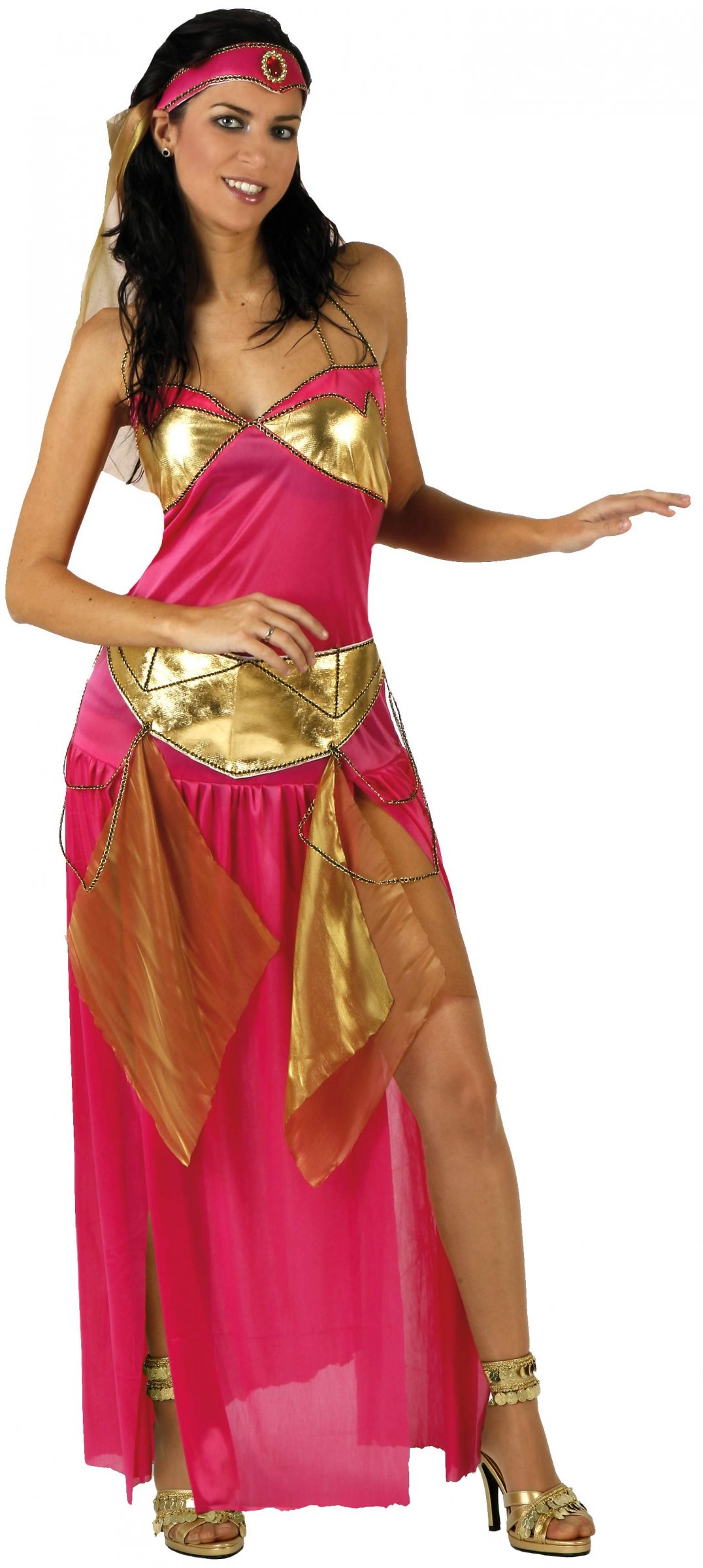 NET TOYS Costume de Danseuse du Ventre déguisement Oriental S 38 Tenue de  Danseuse Orientale Habit de Princesse Arabe Danseuse du Ventre vêtement de